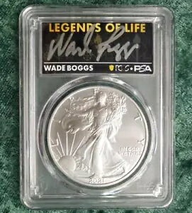 2021 PCGS MS 70 ���񐶎Y�^�C�v 2 �V���o�[ �C�[�O�� $1�A�E�F�C�h �{�b�O�X�̃T�C������