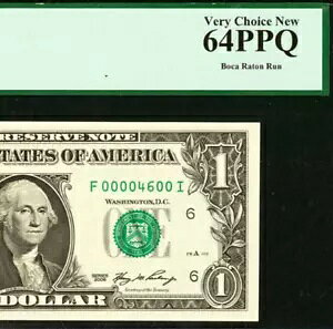 2006 �N $1 �A�M������s�� PCGS 64PPQ �o�[�X�f�[ ���[ �V���A���ԍ� 00004600