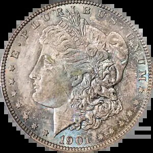 1901-O [K Vo[ _[ PCGS MS64 f炵ڂ̖ f炵