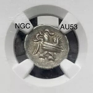 (1847-1860) �J���{�W�A �n���T �o�[�h 2 Pe NGC AU53 �V���o�[ �������g�[��