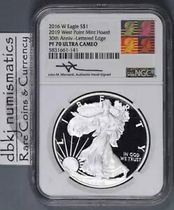 2016 W �v���[�t �V���o�[ �A�����J�� �C�[�O�� $1 - NGC PF70 �E���g�� �J���I - ���^�[�h �G�b�W