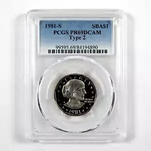 1981 S �^�C�v 2 �X�[�U�� B �A���\�j�[ �_���[ PF 69 DCAM PCGS �v���[�t SKU:I11029