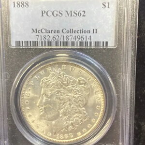 1888 P K Vo[ _[ PCGS MS 62 |}N[ RNV II