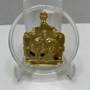 2022 アイコン オブ アメリカ エリザベス 2 世 2 セディス ガーナ 24K ゴールド メッキ エイブラハム リンカーン