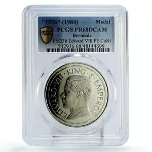o~[_ Gh[h 8  NE p^[ FM23b PR68 PCGS CuNi _ RC 1936 1984