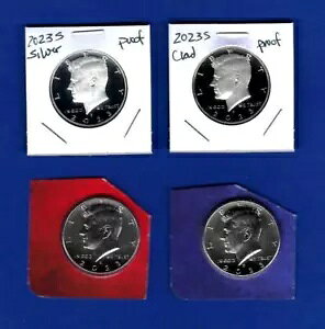 2023 PDSS Kennedy Half Dollars - �~���g �Z�b�g �v���X �N���b�h����уV���o�[ �v���[�t�� PD BU