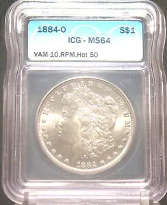 1884-O čKh 1 h ICG MS64 90% Vo[ Vam10ARPMAzbg 50