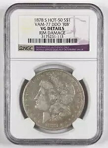 1878 S [K Vo[ _[ VAM-77 DDO u zbg 50 NGC VG ڍ  _[W