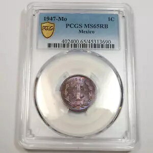 1947 Mo PCGS MS65 RB - ���L�V�R - �g�[�� 1 �Z���^�{ 1c �R�C�� #43520A