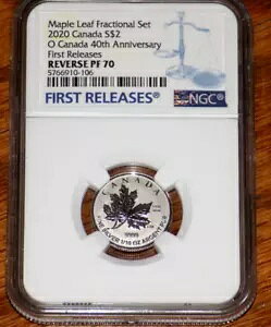 Ji_ 2020 Vo[ $2 NGC PF70 40th Ann.Cv [t 1st [X O[h .999 RC