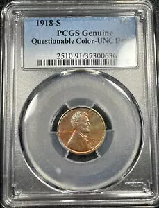 1918 S J[ EB[g Zg yj[ PCGS Unc ڍ MS ^킵F