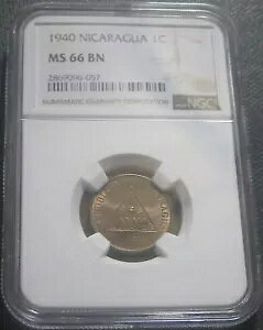 **TOP POP NGC MS66 BN** 1940 jJOA 1 Un Centavo KM#11 - uY RC