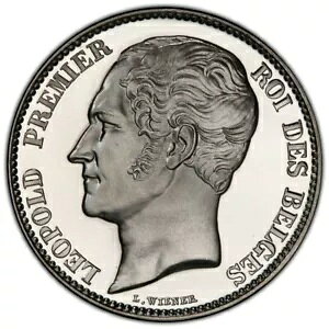 1848 (2004) �x���M�[ 2 1/2 �t���� �V���o�[ �v���[�t �v���C�x�[�g ���X�g���C�N PCGS PR69DCAM