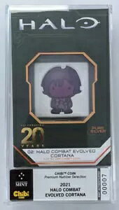 2020 �j�E�G $2 Xbox Halo Cortana Chibi �V���o�[ �v���[�t �R�C�� �{�b�N�X/COA �v���~�A�� #00007