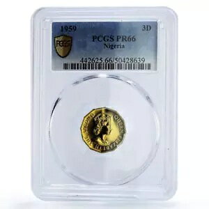 �i�C�W�F���A 3 �y���X �A�M�d�� �N�C�[�� �G���U�x�X PR66 PCGS ���� 1959