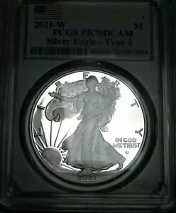 2021-W AJC[O ^Cv2 Vo[ PCGS PR70 DCAM FIRST STRIKE XuBOX 031A