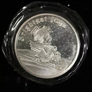 2003 Brightest Joys Angel on Sled 1IX .999 Vo[ NX}X Eh