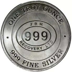 1オンス シルバー ラウンド JBR Recovery Ltd - 999 Fine Icons of Britain