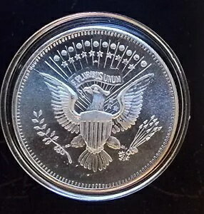 American Eagle Stars E Pluribus Scales-999 �V���o�[ 1 �I���X �I���X �A�[�g �o�[ ���E���h �R�C��