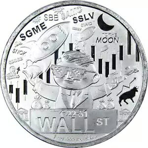 WallStreetBets GameStonk 1 IX .999 Vo[ Eh SKU:CPC7843