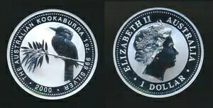 I[XgA: 2000 $1 1oz Vo[CJZ~ UNC L[t
