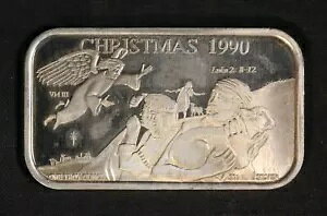1990 �N���X�}�X 1 �I���X .999 �t�@�C�� �V���o�[ �o�[ - �������� �č�
