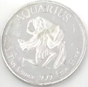 アクエリアス 1オンス米国の.999 シルバーラウンド製品