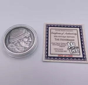 The Fisherman �A���e�B�[�N �V���o�[ ���E���h �z�[�{�[ �j�b�P�� �V���[�Y - 1 �I���X 0.999 �R�C��