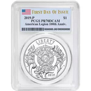 2019-P v[t $1 AJ݋Rl 100th Ann PCGS PR70DCAM FDOI x
