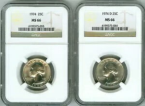 1974 P&D NGC MS66 2 RC ZbgAVg NH[^[ 25cArWlX XgCN