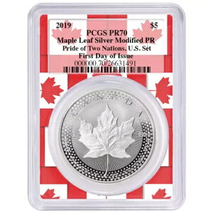 2019 �C���v���[�t $5 �V���o�[ �J�i�f�B�A�� ���[�v�� ���[�t PCGS PR70 FDOI �v���C�h �I�u �c�[...