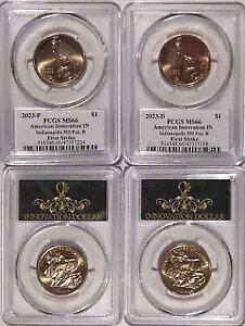 2023 P&D CfBAi Cmx[V h $1 PCGS MS66 Pos B CfB 500 t@[Xg XgCN