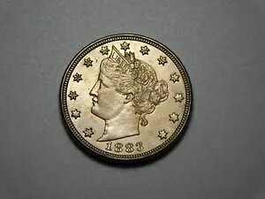 米国コイン 1883 リバティ V ニッケル セントなし