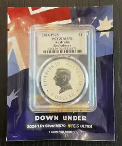 ULTRA BREAKS-2024 �I�[�X�g�����A 1 �I���X �V���o�[�����C�J���Z�~ MS70 PCGS �E���g�����x��