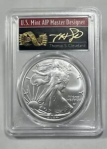 2024 シルバー イーグル ファースト ストライク 1 of 500 PCGS MS70 トーマス クリーブランド アローズ
