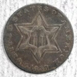 1858 �X���[ �Z���g �V���o�[�A���ɏ㎿�A�I���W�i�� �^�C�v �R�C�� 0419-01