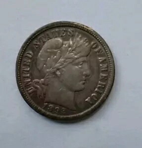 1892 O Barber Dime Ten Cent �č��R�C�� - �����t 1 �N��