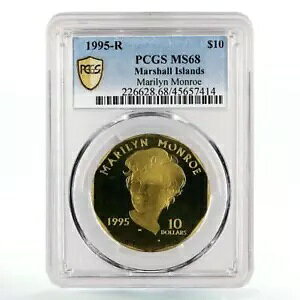 �}�[�V�������� 10 $ ���D �̎� �}������ �������[ MS68 PCGS �^�J�R�C�� 1995