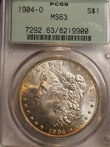 1904 0 �����K�� �V���o�[ �_���[ **PCGS MS63**�i�C�X �R�C��**OGH GEN 3 CAPSULE 9900