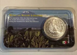 1993 メキシコ リベルタ銀貨 (999) 1 オンス ファイン 地金 Littleton Coin Co