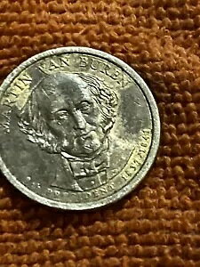 2008 P-Martin Van Buren ���ɍ��O���[�h�̉\���̂��� 1$ �R�C�� �_�u���G�b�W ���^�����O
