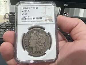 1899 O TOP-100 $1 �}�C�N�� O ���[�K�� �V���o�[ �h�� NGC VG 10