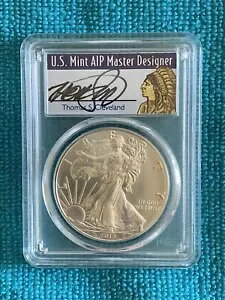 2017 W $1 �V���o�[ �C�[�O�� PCGS MS70 FDOI THOMAS CLEVELAND �T�C������ (�C���h�̃��x��)