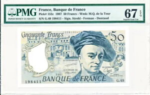 �t�����X��s �t�����X 50 �t���� 1987 S/No 1xxx11 PMG 67EPQ