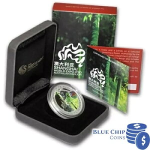 2010 上海万博オーストラリア館 1オンス パンダ コアラ シルバー コイン COA 167