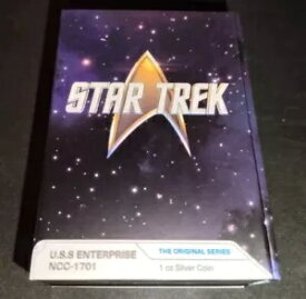 新品 2024 ニウエ スタートレック U.S.S エンタープライズ NCC-1701 - 1 オンス シルバー アンティーク コイン