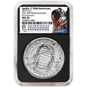 2019-P UNC $1 A| 11 50th A Vo[ _[ NGC MS70 ASF FR x g RA