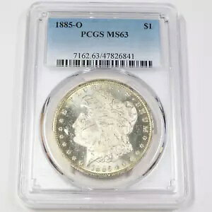 1885 O PCGS MS63 |K h - 1 čh RC #44638A