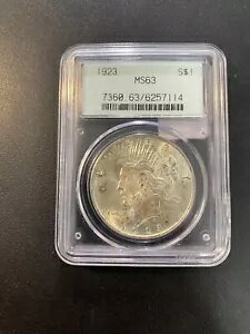 1923 �s�[�X�_���[ PCGS MS-63 - ������ - OGH - �F��X���u - $1