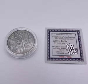 �O���[�� �t�F�A���[ �t�B�b�V���{�[�� �A���e�B�[�N �V���o�[ ���E���h �z�[�{�[ �j�b�P�� �V���[�Y - 1 �I���X 0.999 �R�C��